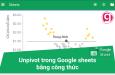 Cách thực hiện Unpivot trong Google sheets bằng công thức